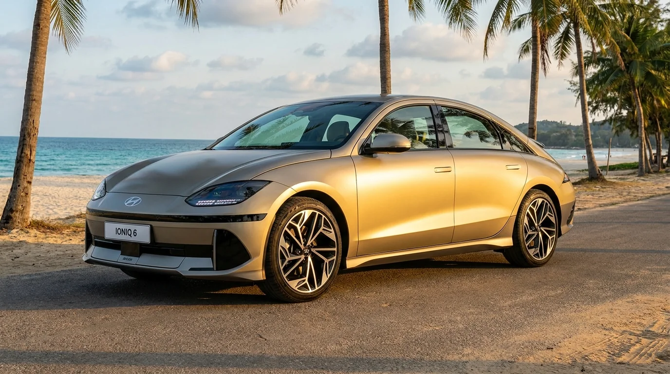 ราคาแบต Hyundai IONIQ 6 ภูเก็ต ฿3,200 | 800V 77.4kWh 614km 24ชม.