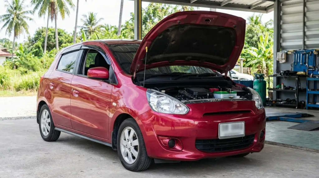 คู่มือเปลี่ยนแบตเตอรี่ Mitsubishi Mirage ทุกโฉม ภูเก็ต