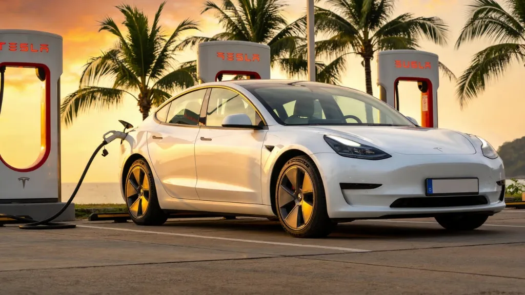 คู่มือดูแลแบตเตอรี่ Tesla Model 3 ภูเก็ต