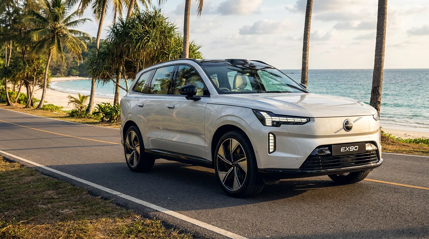 ราคาแบต Volvo EX90 ภูเก็ต ฿4,800 | 111kWh 7-seater 600km 24ชม.