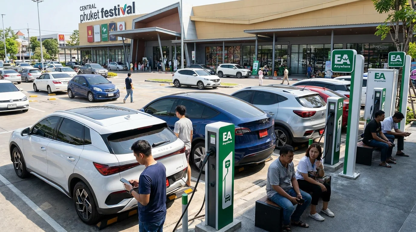 มารยาทใช้ตู้ชาร์จ EV สาธารณะ 2026 | 10 กฎทอง หลีกเลี่ยงดราม่า
