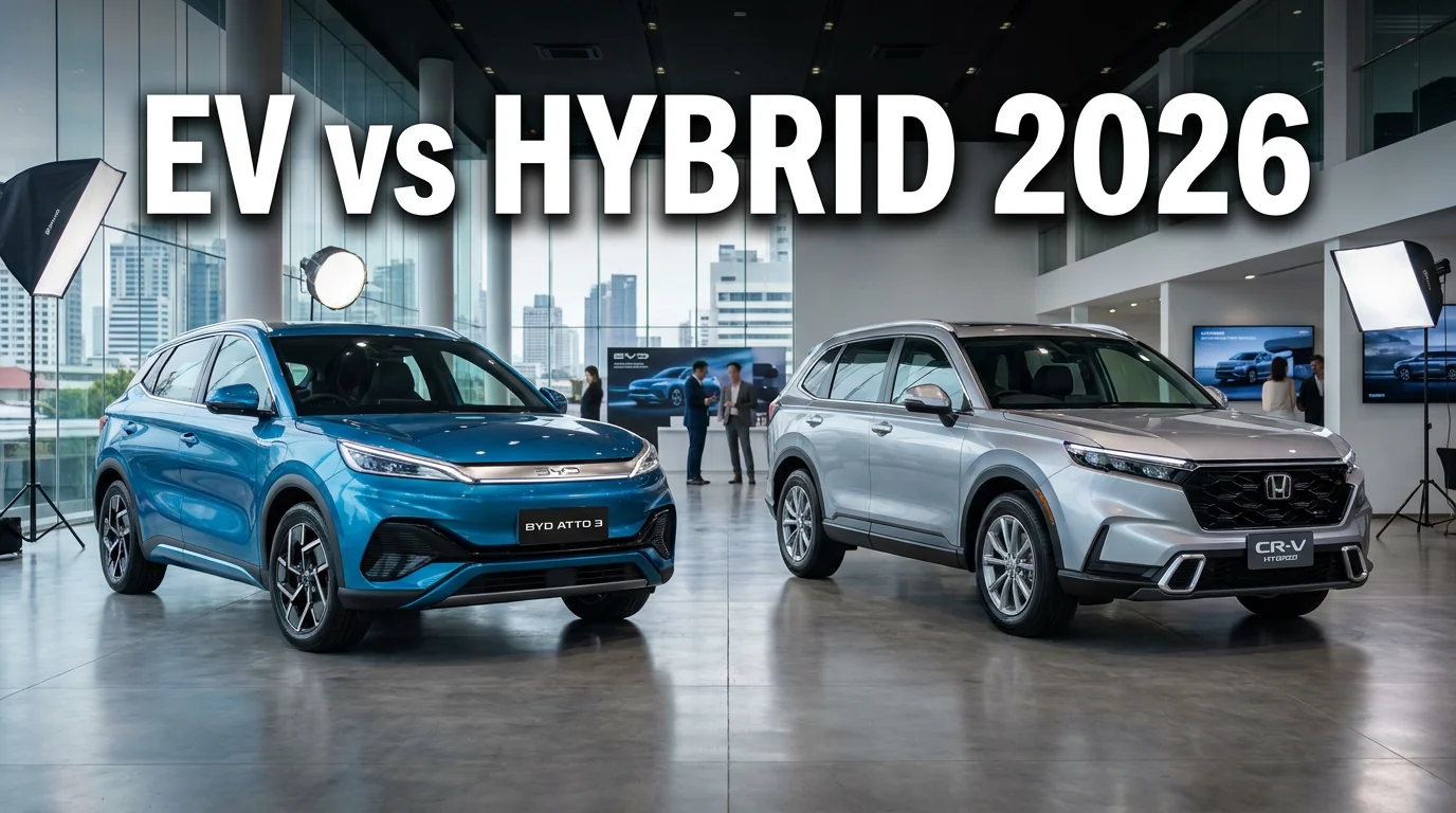 EV vs Hybrid 2026 | BYD Atto 3 vs Honda CR-V e:HEV คุ้มกว่าใคร?