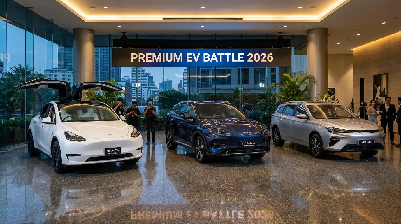 Tesla Y L vs BYD Sealion 7 vs MG IM5 2026