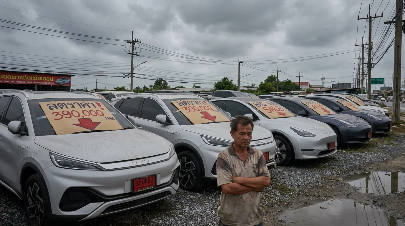 EV มือสองราคาตก 40% ปี 2025 | BYD Atto 3 / NETA V ขาดทุนหนัก ดราม่า