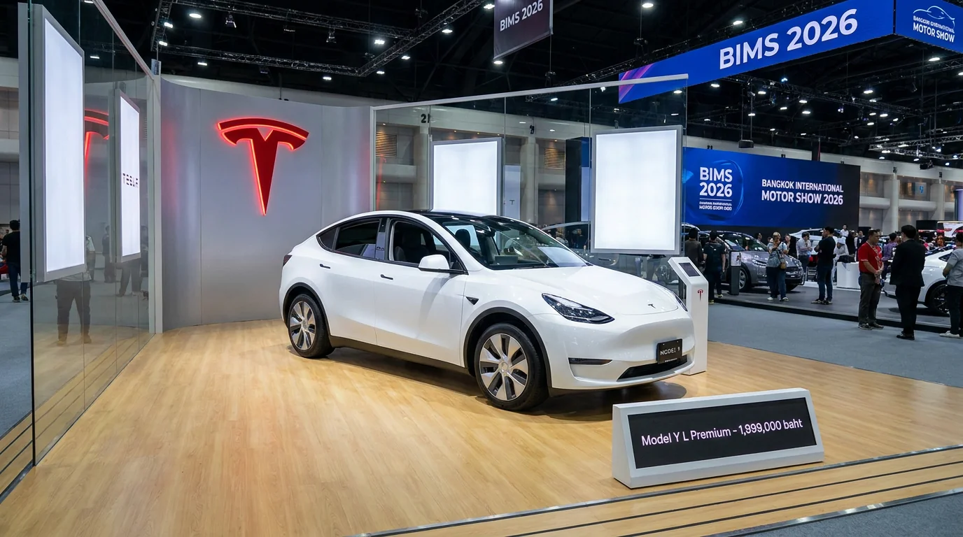 Tesla Model Y L 6 ที่นั่ง เปิดตัวไทย 23 มี.ค. 2026 | ราคา ฿1.99M
