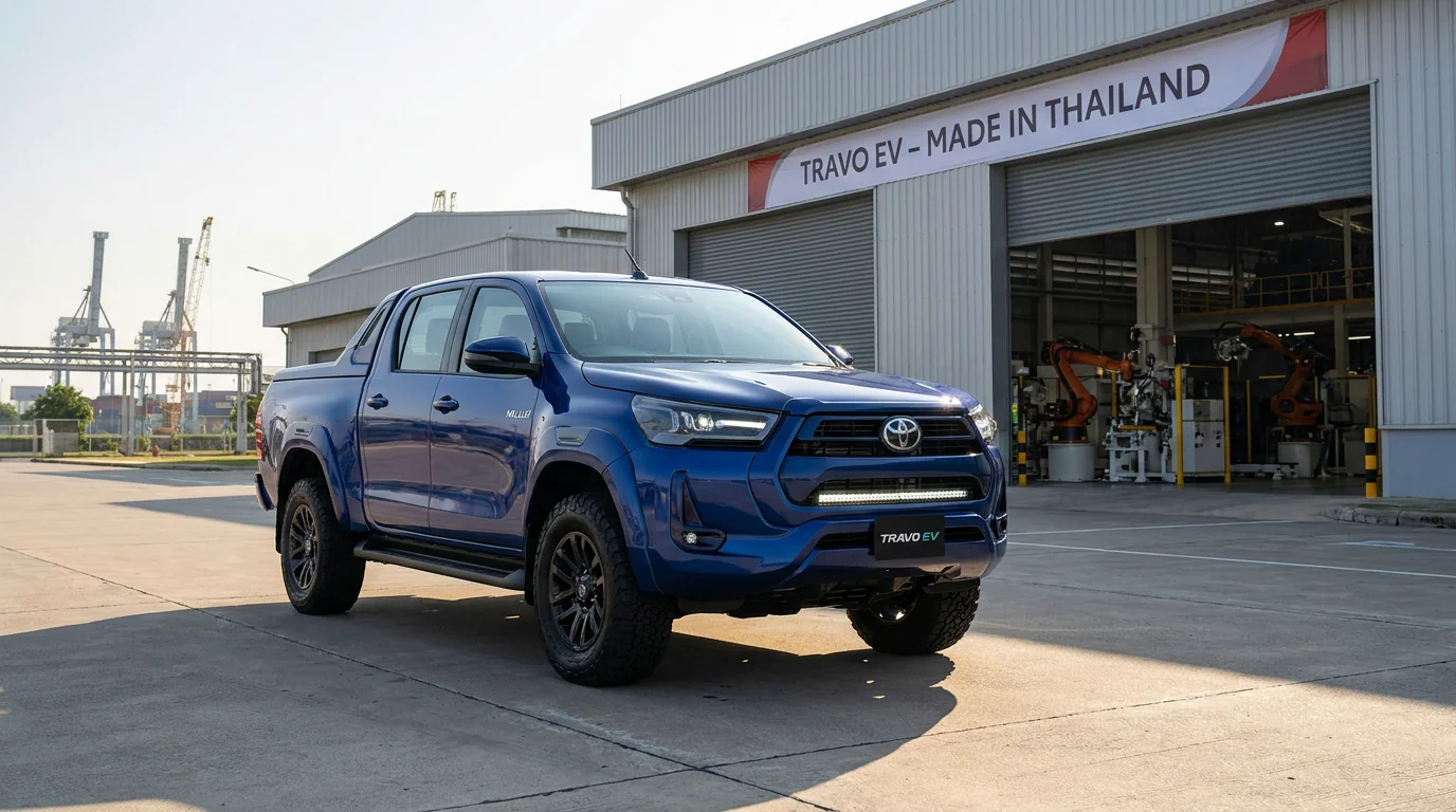 Toyota Hilux Travo EV ผลิตไทย เม.ย. 2026 | 196 PS