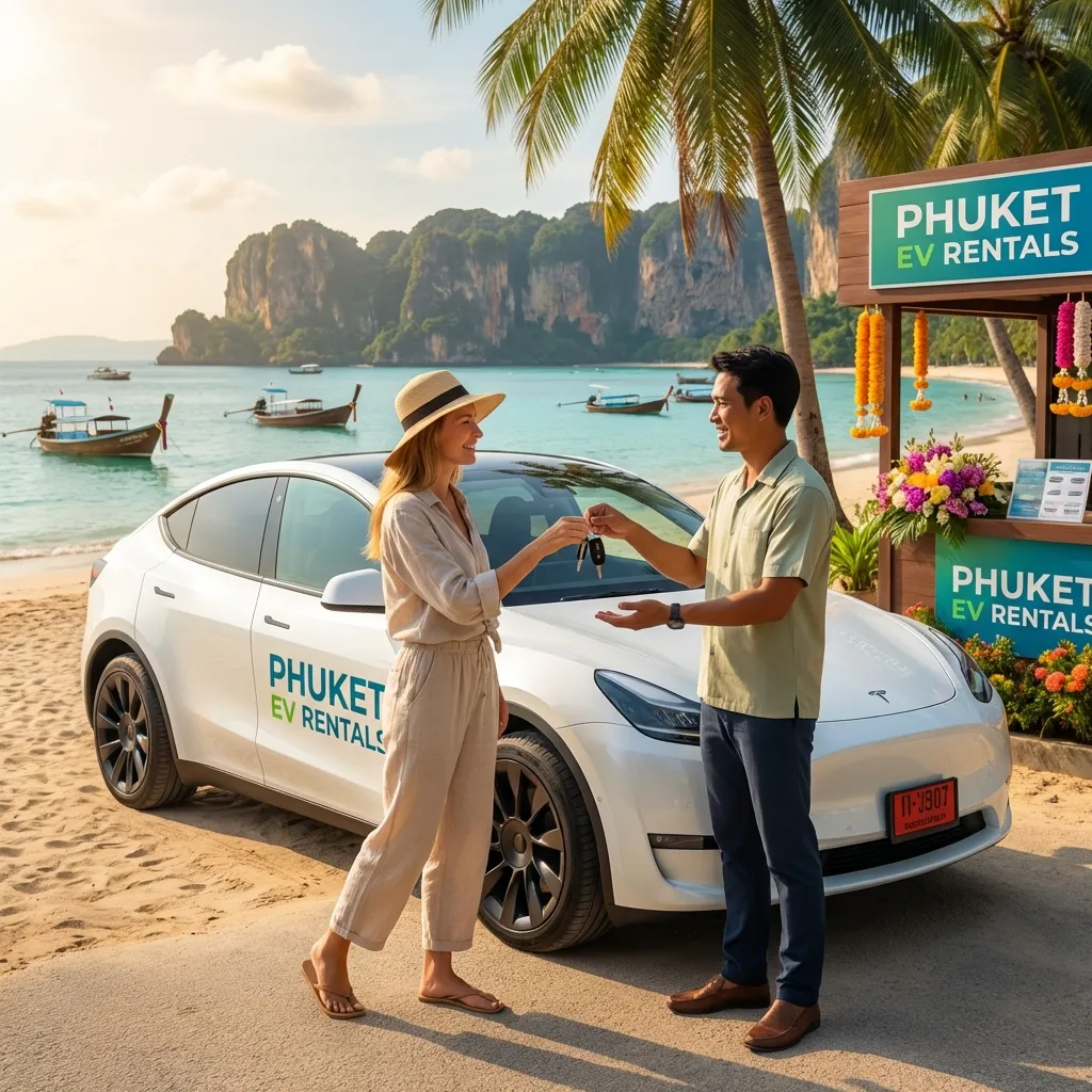 เช่ารถ EV ขับเที่ยวภูเก็ต: คู่มือมือใหม่และจุดชาร์จที่ต้องรู้
