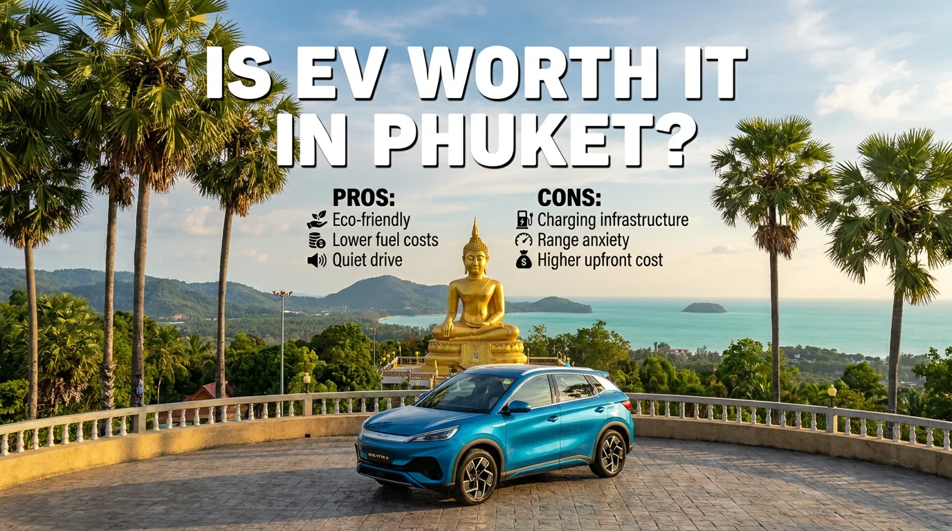 ใช้รถ EV ในภูเก็ต คุ้มไหม? ข้อดี-ข้อเสีย ที่ต้องรู้