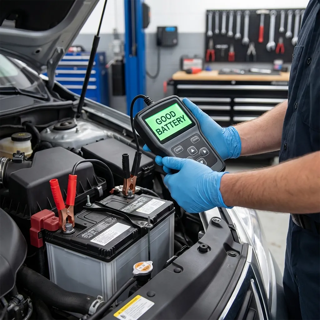 ตรวจสภาพแบตเตอรี่