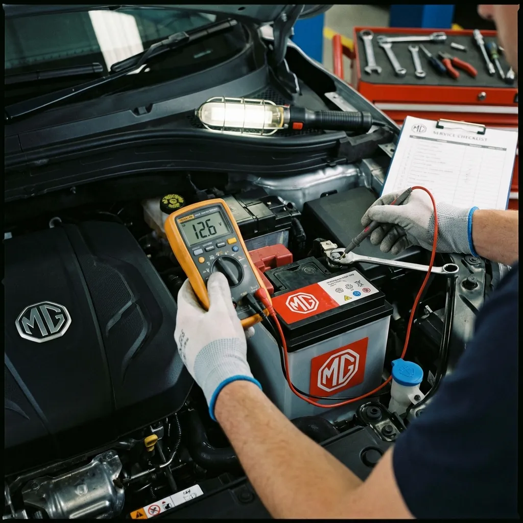 Checking MG battery